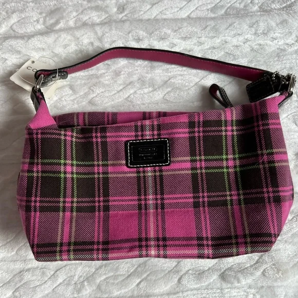 Coach Purse - Plaid Pink NWT - Picture 3 of 11